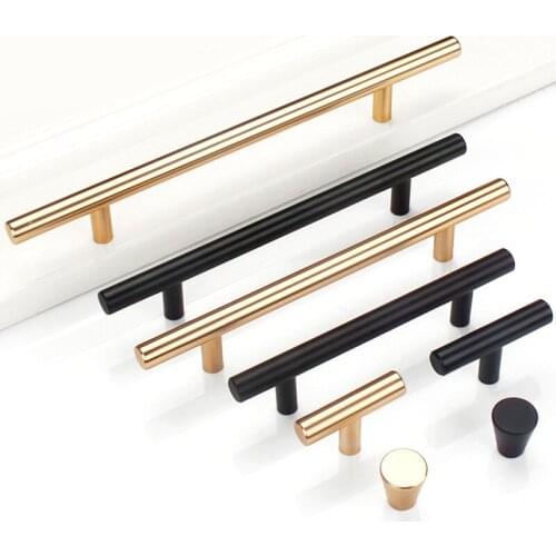 Simple Style Furniture Bedroom Closet Drawer Handle, Aluminum Alloy Modern Cabinet Shoe Rack Pull, Gold Locker Wine Cabinet Knob