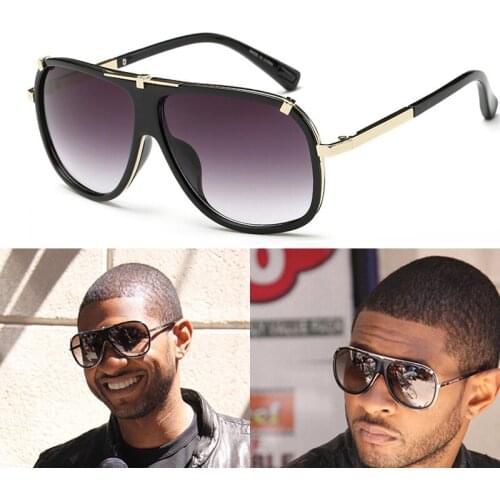 Sunglasses mens square retro oversized polarized mens sunglasses brand designer lunette desoleil homme