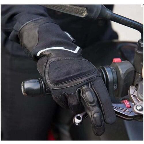 Summit 3 H2O Touring Windproof Protective Motorcycle Gloves Motorbike Genuine Leather Racing Glove