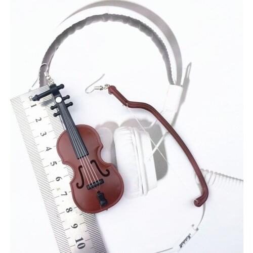 1Pair Fun Earrings Violin Acrylic Earrings Leaf Orange Yellow Duck Pendant Earring for Women Child Gift Jewelry Womens Earrings