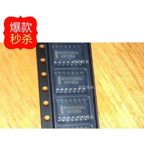 10PCS New original authentic SN74LV125ADR 74LV125D 74LV125A SOP14