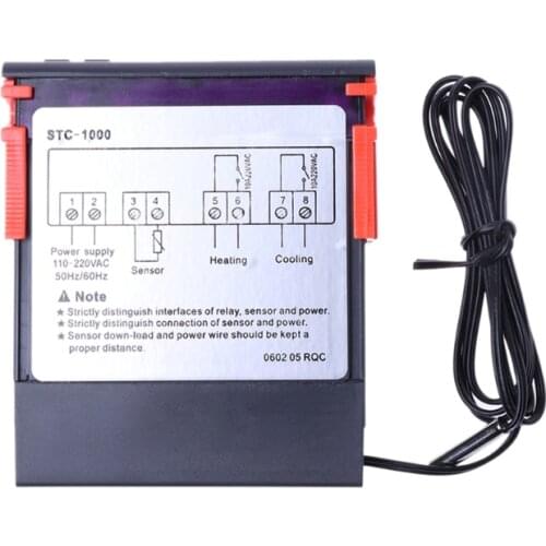 2020 New 2017 Digital AC 220V STC-1000 All-Purpose Temperature Controller Thermostat W Sensor