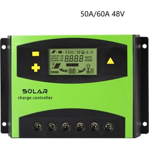 48V Solar charger Controller 40A-60A Efficient Smart PWM LCD Display High Quality CE ROSH