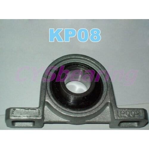 8 mm caliber Zinc Alloy mounted bearings KP08 UCP08 P08 pillow block bearing housing