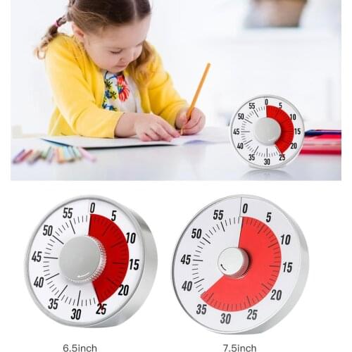 Big Classroom Visual Timer Magnet Medium 60 Minute Time Silent Operation Autism #35