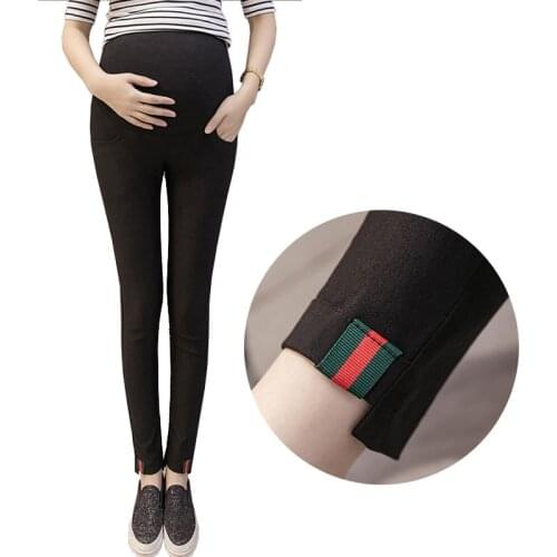 Maternity Pants Pencil Trousers Belly Elastic Waist Maternity Leggings Pregnant Clothes For Pregnant Women pantalon grossesse