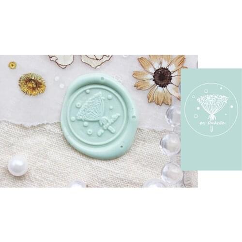 Bouquet,Wax seal stamp Crafts Greeting Cards Scrapbook Decorations Weeding Invitation Replace Copper Head