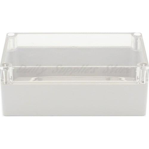 1pcs 158x90x60mm Plastic case Security power supply case Transparent instrument case Outdoor wiring waterproof box
