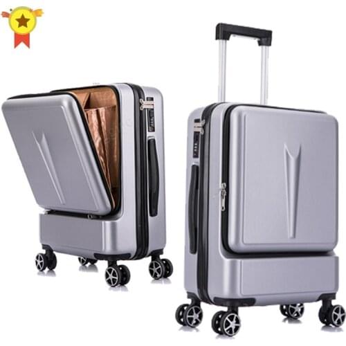 20"24"inch Women Rolling Luggage Travel Suitcase Case with Laptop Bag Men Universal wheel Trolley ABS box fashion suitcase