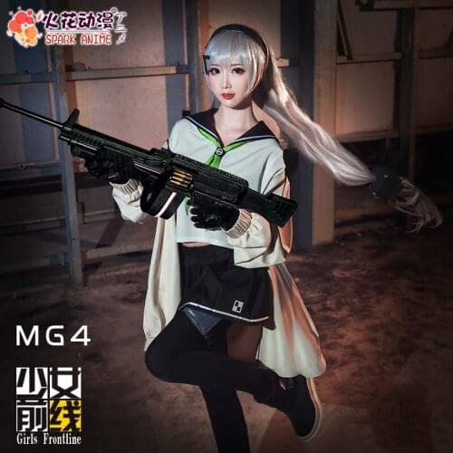 Hot Game Girls Frontline MG4 Cosplay Costumes Survival Commune Member Sailor Halloween/Party Guerrilla Warfare Combat Clothing