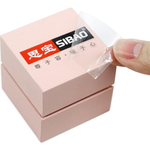 Customized Logo Label UV Transfer Pressure Sensitive Sticke For Paper Boxes Custom Private Brand Name Sticker Label