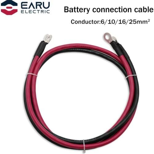 Battery Connection Cable High Current Copper Wire With Lug Car Inverter Wire UPS Battery Series Parallel Connec with Terminals