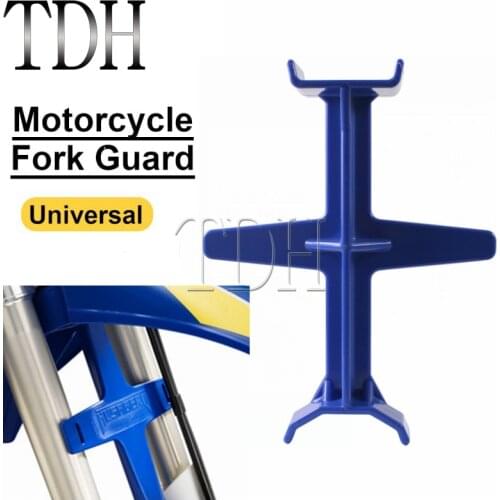 Motorcycle Universal Blue Fork Support Guard Brace Transportation Tools Protection For Yamaha YZF R1 WR250R Honda Kawasaki