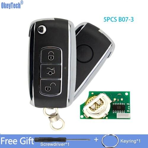 OkeyTech 5PCS/Lot KEYDIY Multi-functional 3 Buttons KD B07 For KD900/KD MINI/URG200/KD-X2 Key Programmer B Series Remote Control