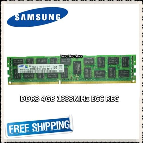 Samsung DDR3 4GB 8GB server memory 1333MHz ECC REG DDR3 PC3-10600R Register RAM 10600 4G RDIMM X58 X79 motherboard use