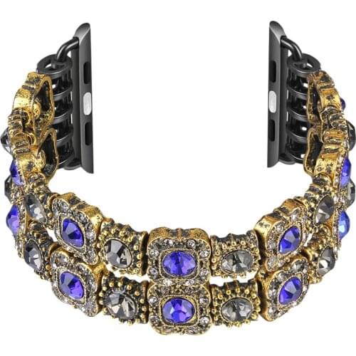 Watch Replacement Bracelet Crystal Band Strap Buckle Strap For Apple IWatch Series 38mm / 42mm