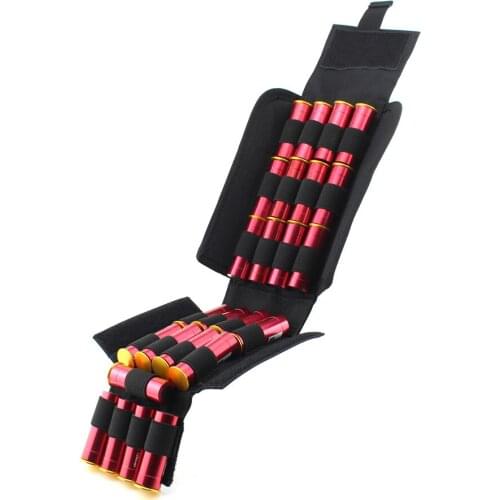 Tactical 25 Round 12GA 12 Gauge Ammo Shells Shotgun Reload Magazine Pouches Molle Hunting Ammo Bags