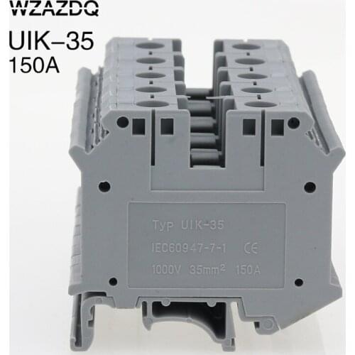 Uik-35 pure copper guide wire terminal blocks 35MM square combined current terminals