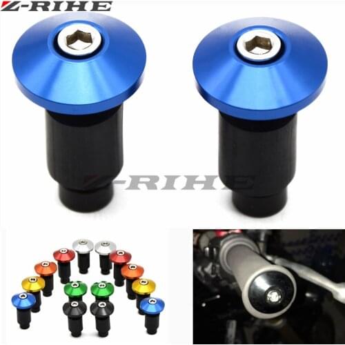 Universal 7/8" 22mm CNC Motorcycle Hand Bar Ends Handlebar Grips Ends For Yamaha YZF R1 R6 R6S MT09 MT-09 FZ6 FZ8 FZ1 XJR 1300
