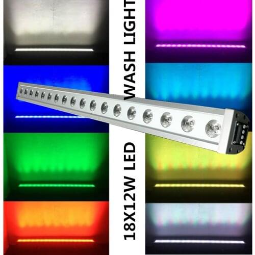 18X12W Waterproof LED wash light RGBW 4IN1 IP65 LED PAR DMX512 4/8CH disco light,professional dj equipment