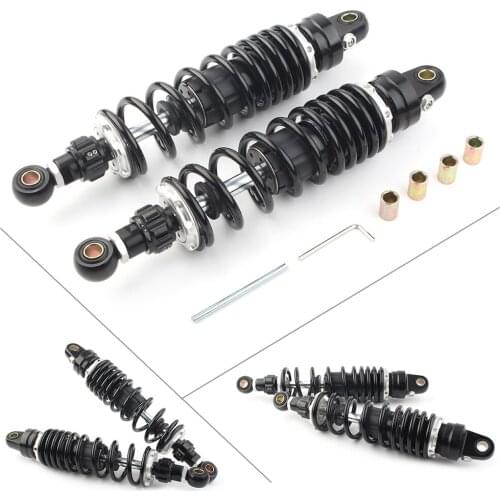 1 Pair New 305mm Motorcycle Rear Shock Absorber Universal for KH125 100 RS100 RS125 XL500S etc