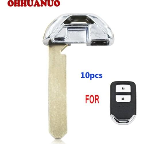 10 pcs/lot, Small key Blade for HondaCard Smart Remote Key New Civic