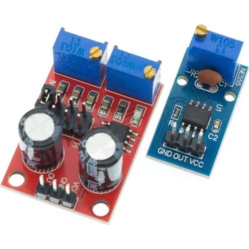 10PCS NE555 Pulse Frequency Duty Cycle Adjustable Module 10kHz -200kHz Square Wave Signal Generator for arduino DIY Kit