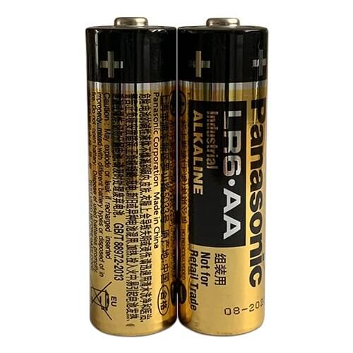 12pcs/lot Panasonic 1.5V LR6 AA Industrial Alkaline Batteries Toys Primary Dry Battery For Remote Control Razor MP3