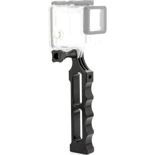 PULUZ Aluminum Tripod Mount Hand Holder Grip Diving Monopod stick for underwater stabilizer Tray Rig for DJI Osmo Action /GoPro