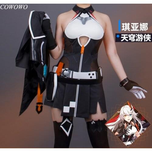 Anime! Honkai Impact 3 Kiana Kaslana TianQiongYouXia Battle Suit Sexy Dress Uniform Cosplay Costume Halloween NEW Free Shipping