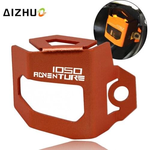 For 1050Adventure Motorcycle CNC Rear Brake Fluid Reservoir Guard Cover Protect For 1050 Adventure 1050Adventure 2016