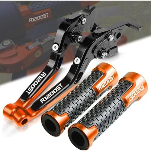 FOR BMW R1200ST R 1200 ST 2005 2006 2007 2008 Motorcycle CNC Accessories Folding Extendable Brake Clutch Levers Handle Grips End