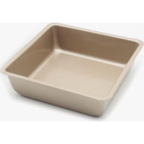 Mini Square Cake Pan 4 Inch Bread Baking Dish Mould Non-Stick Kitchen Bakeware Baking Pan Tin Tray Round Baking Cake Pan Baking