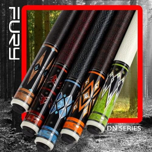 FURY DN Series Pool Cue Stick 13m Tiger Everest M Tip Hard Maple HTE Shaft Kit Billiard Cue Uni-loc Joint Professional Billiard