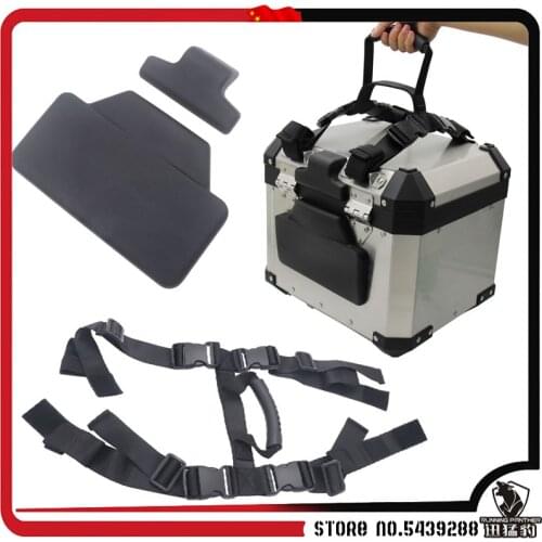 Motorcycl Backrest Back Topcase Set Backrest Cushion Top Case Alloy Side Box Handle for bmw R1200GS R1200GS F800GS ADV Adventure