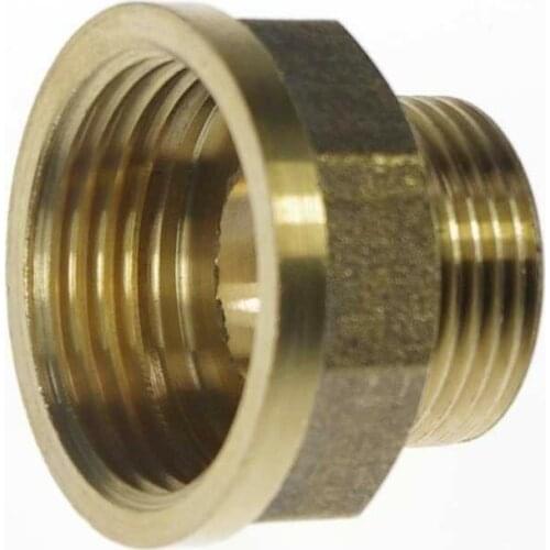 3/4" Female x 1/2" Male BSPP Brass Adapter Reducer Fitting Connectors