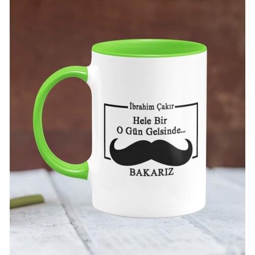 Personalized Fathers Day Themed Green Mug Cup 31-399Y