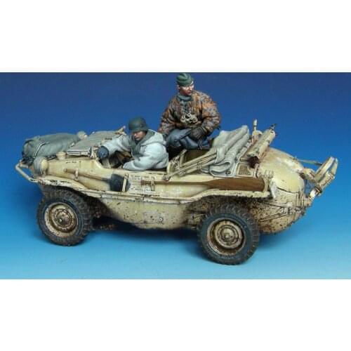1/35 Scale Resin Figure Wagen Crew (NO Vehicle)