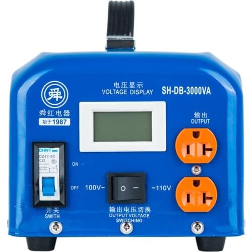 Industrial Power Transformer 3000W AC 220V transferred to 110V 100V voltage converter 3000VA thermally protected