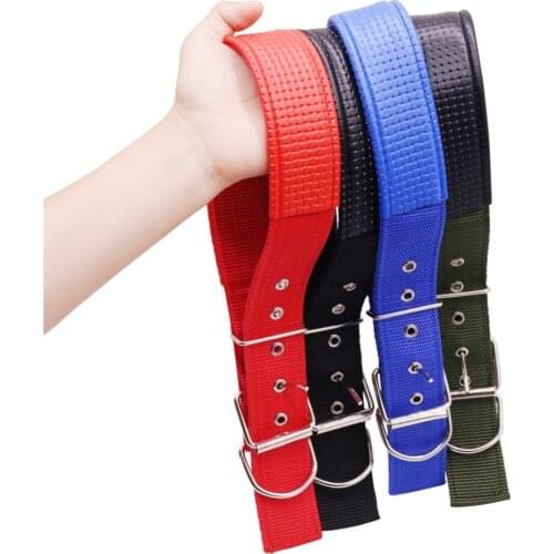 Large Dog Collar Soft Leather Lining Adjustable Collar Dogs Leash Dogs Large Dog Pet Strong Sturdy Golden Retriever Alaska Demu