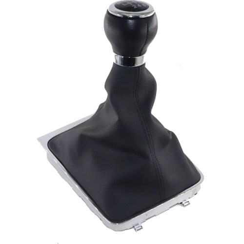 5/6 Speed Gear Shift Knob Stick Gaiter Boot Frame Kit For VW Passat B6 B7 CC 2005-2013 Gear Shifter Knob with Dustproof Cover