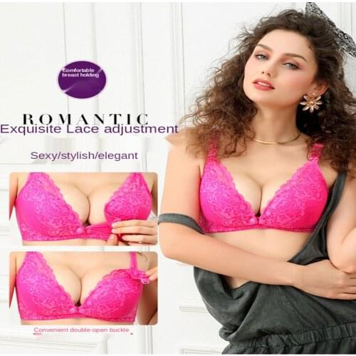 Modern pregnant mother postpartum nursing breathable lace underwear button before pregnant women breastfeeding bra bra bra