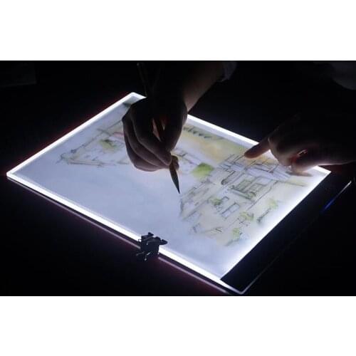A4 LED Light Tablet Pad USB Charging Copyboard Light box tools for Diamond Painting Cross Stitch tools embroidery Accessories