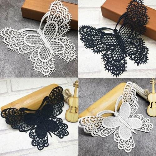 Fabric Sticker Embroidery Patch Lace Accessories Applique Clothing Sewing Repair Embroidered Patch Craft Iron On DIY Handmade