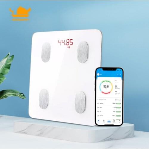 Fashion Body Fat Scale Smart Bluetooth Bathroom Weight Scale Health Monitoring Wireless Digital BMI Body Composition Analyzer