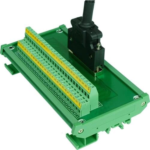 Universal SCSI 50 SCSI50 CN50 breakout terminal block interface for MR-J3, Yaskawa servo drives SCSI50 cable