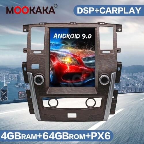 Vertical Tesla Style Car GPS Navigation Radio For NISSAN PATROL 2010-2018 Auto Audio Stereo Head Unit Multimedia Player Carplay