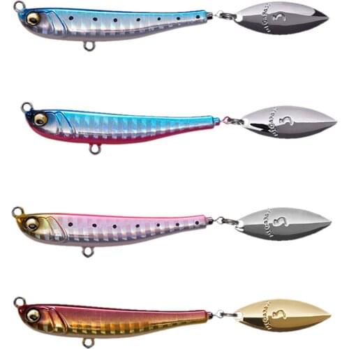 Rotating Metal VIB Vibration Bait Spinner Spoon Fishing Lures 62mm Jigs Trout Fishing Sinking Hard Baits swimbait Fishing Tackle