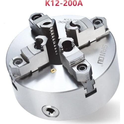 SAN OU High Accuracy 4-jaw self-centering chuck K12-200A (Separation Claw) For Mechanical Lathe For Drilling Milling Machine