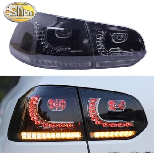 Rear Fog Lamp + Brake Light + Reverse + Dynamic Turn Signal Car LED Taillight Tail Light For Volkswagen Golf 6 2009 - 2013
